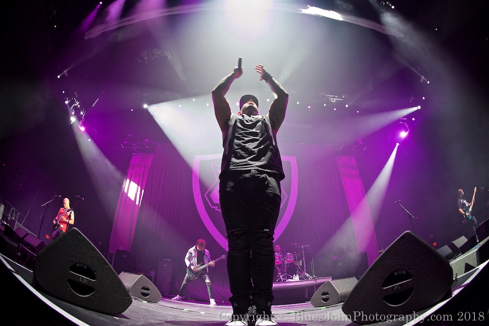 Bad Wolves, Veterans Memorial Coliseum, photo by John Alcala