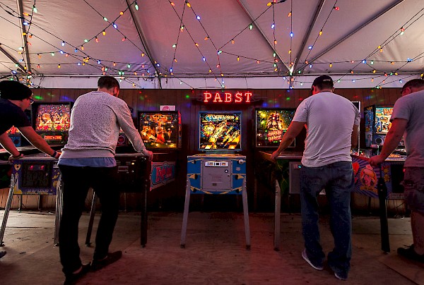 The PBRcade—click to see a whole gallery of photos by Ronit Fahl from the inaugural edition of Project Pabst in 2014