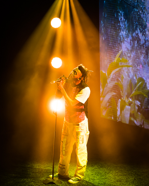 Aminé, Roseland Theater, photo by Miguel Padilla