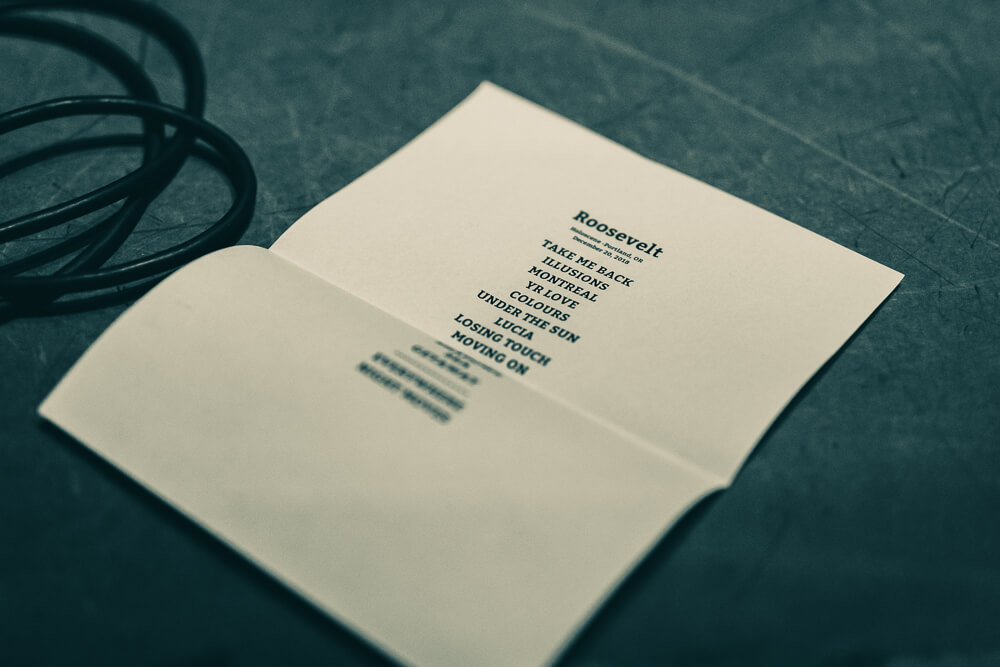 Roosevelt, Holocene, photo by Andrew Wallner