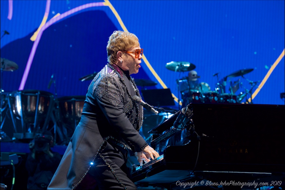 Elton John, Moda Center, photo by John Alcala