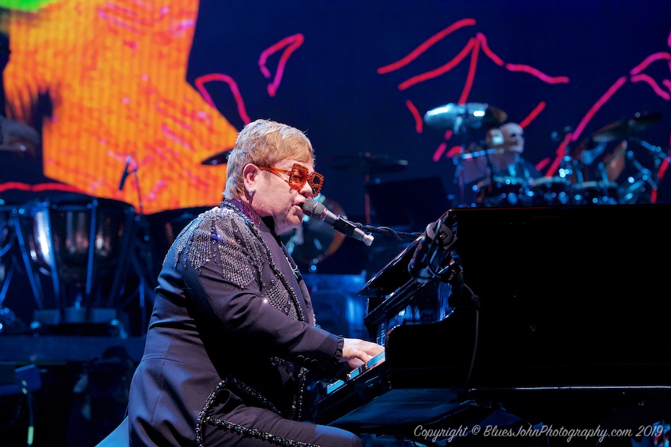 Elton John, Moda Center, photo by John Alcala