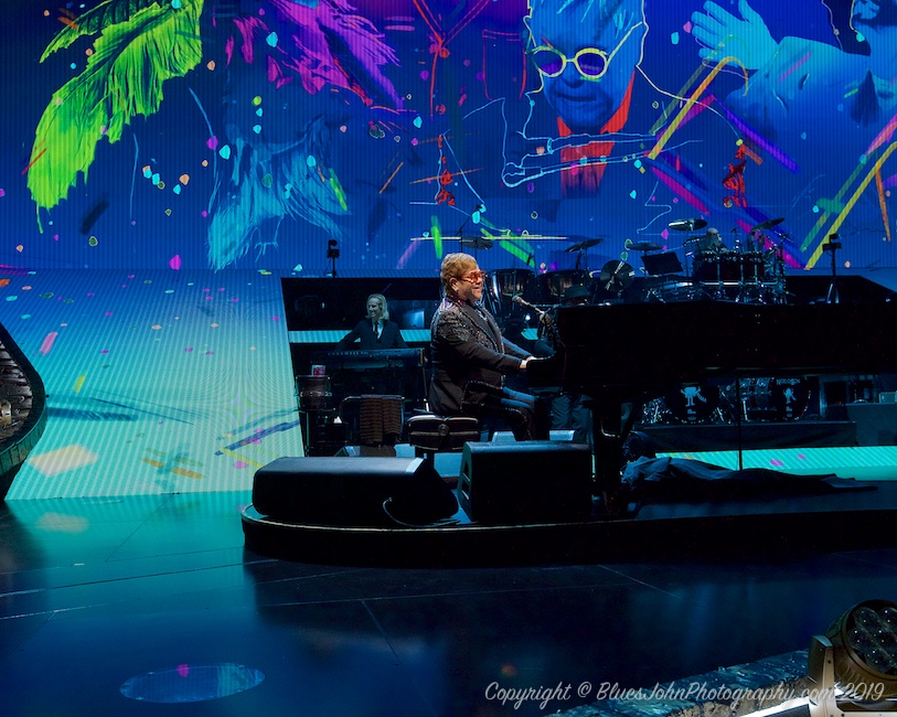 Elton John, Moda Center, photo by John Alcala