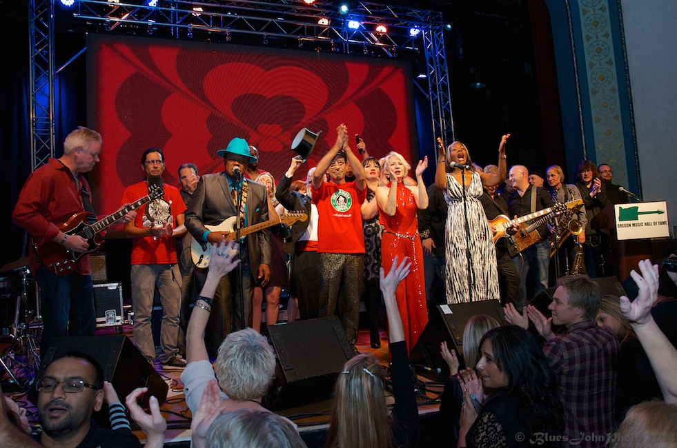 Norman Sylvester, Nu Shooz, Jay "Bird" Koder, Aladdin Theater, Oregon Music Hall of Fame, photo by John Alcala