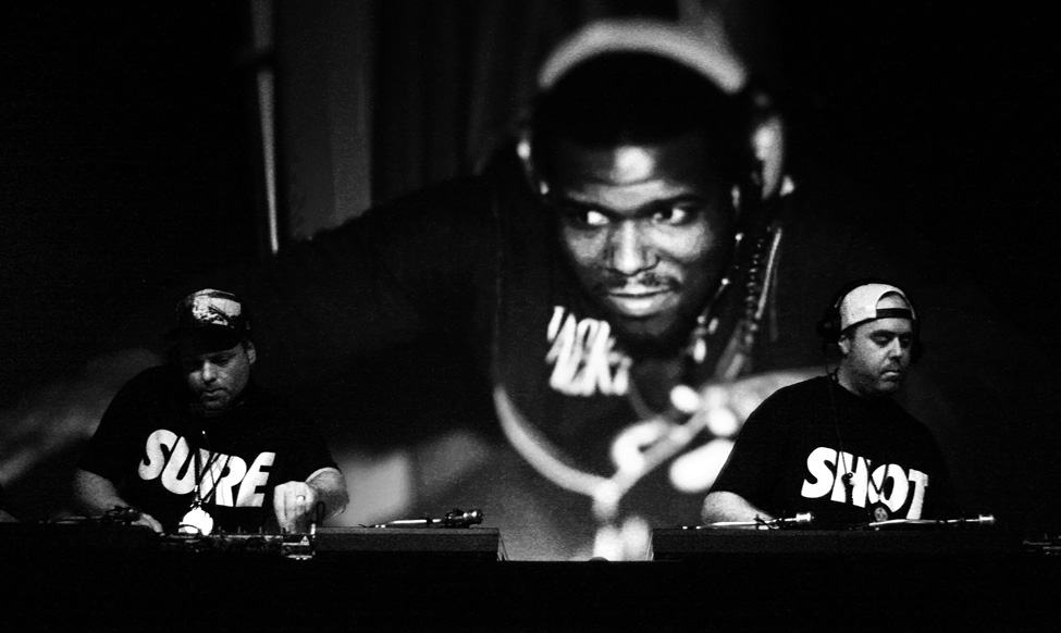DJ Shadow, Cut Chemist, Roseland Theater, photo by Christina Bay