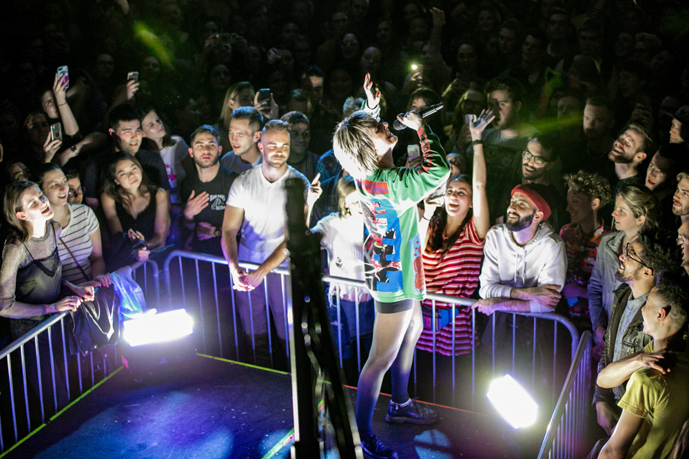MØ, Roseland Theater, photo by Tojo Andrianarivo