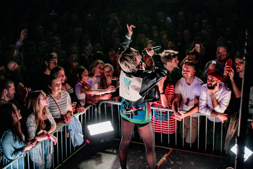 MØ, Roseland Theater, photo by Tojo Andrianarivo