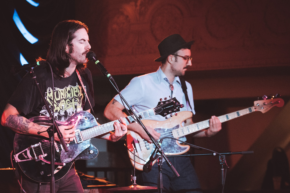 Brother Not Brother, Mission Theater, Portland's Folk Festival, photo by Joe Bitters