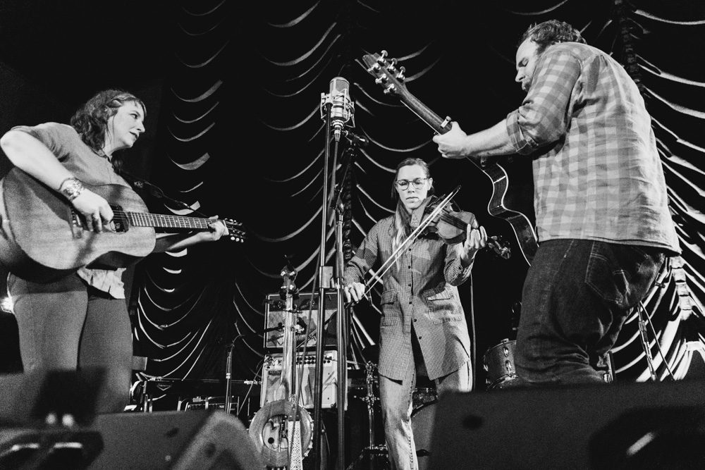 The Hackles, Mission Theater, Portland's Folk Festival, photo by Joe Bitters