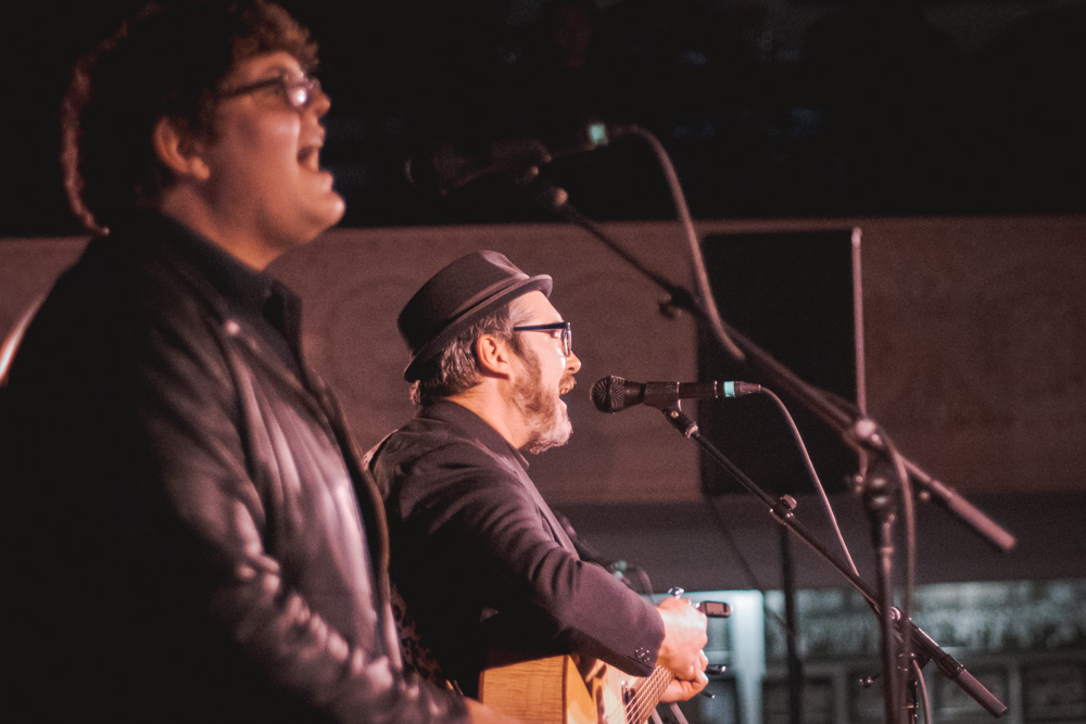 Sam Densmore, Mission Theater, Portland's Folk Festival, photo by Joe Bitters