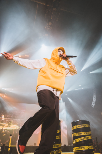 A$AP Rocky, Veterans Memorial Coliseum, photo by Matthew Leonetti