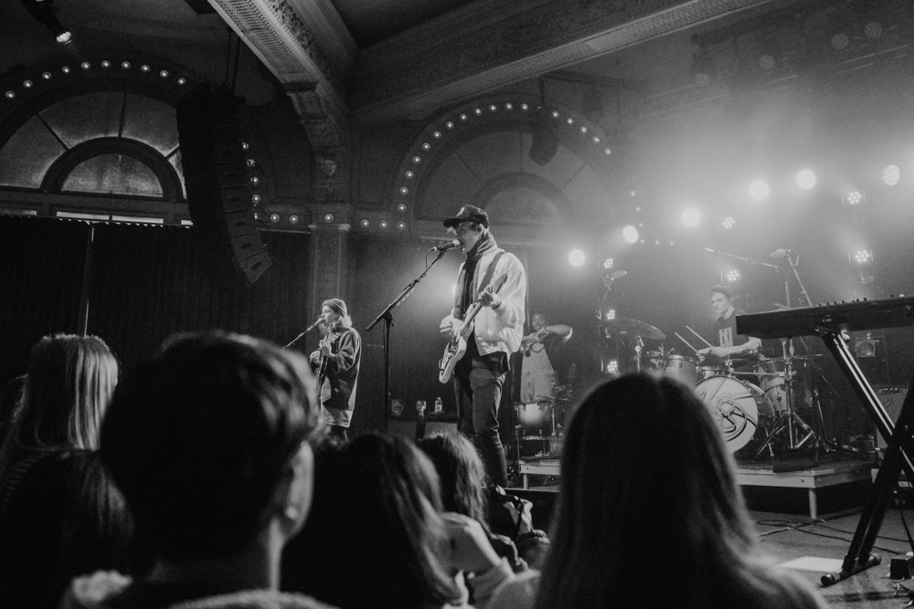 Hippo Campus, Crystal Ballroom, photo by Sydnie Kobza