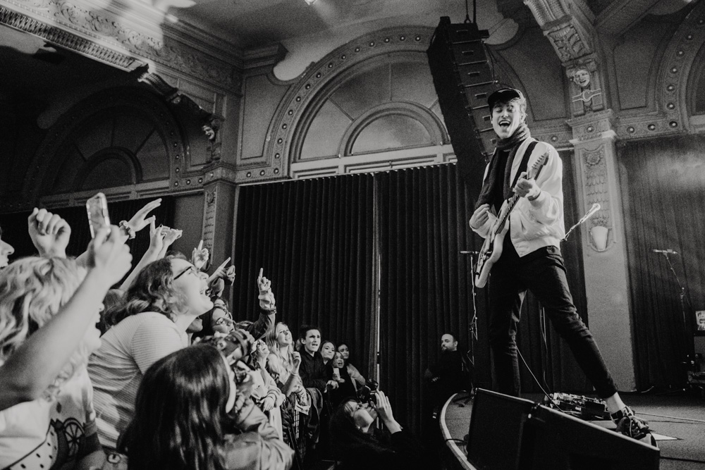Hippo Campus, Crystal Ballroom, photo by Sydnie Kobza