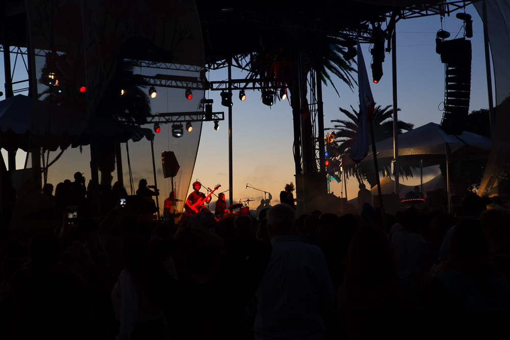 Poliça, Treasure Island Music Festival, photo by Matt Ellis