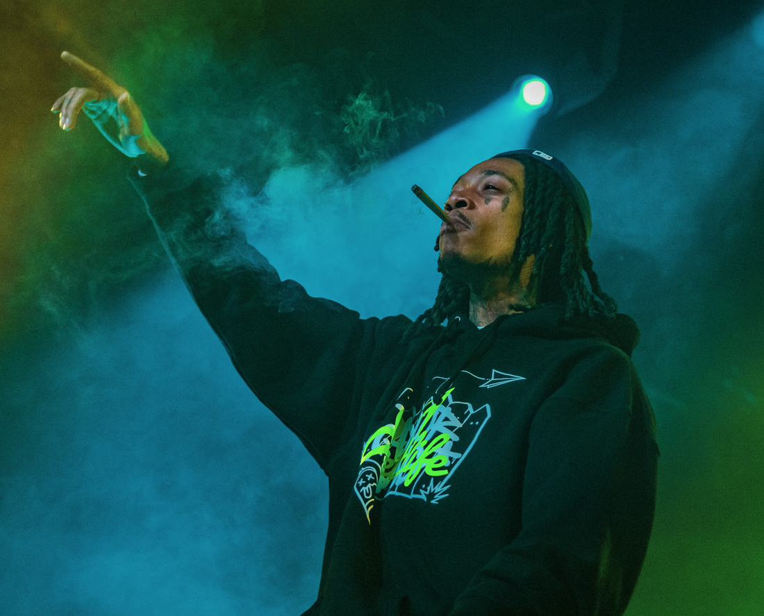 Wiz Khalifa, Roseland Theater, photo by Henry Ward
