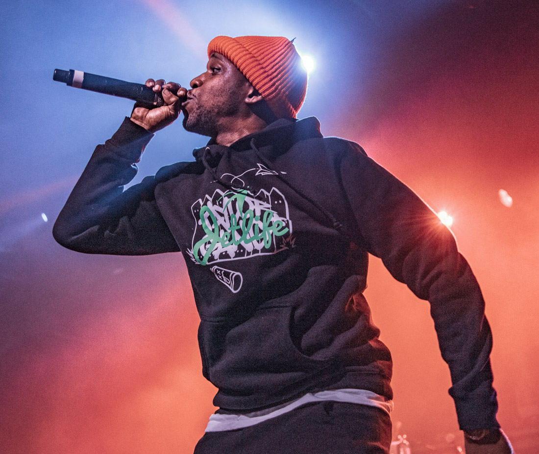 Curren$y, Roseland Theater, photo by Henry Ward