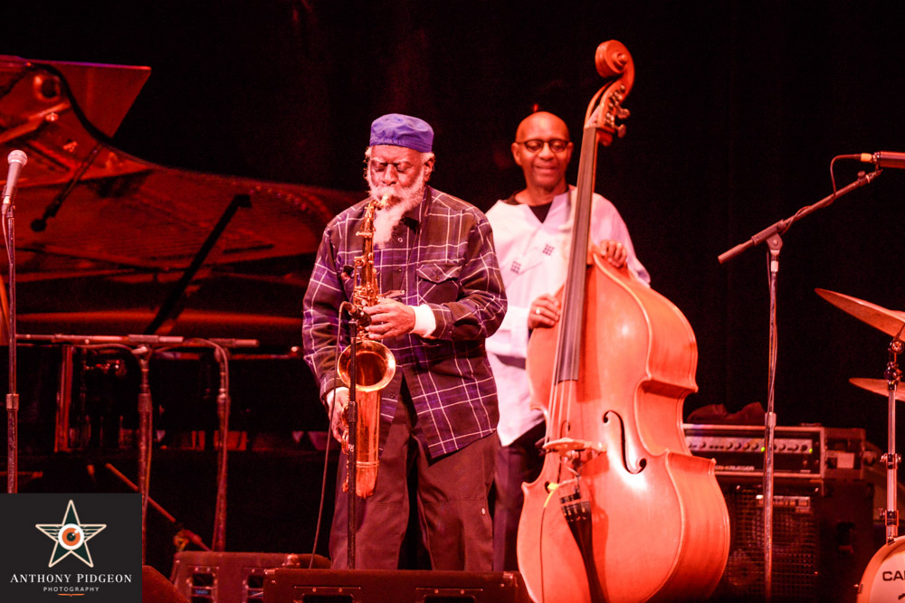 Pharoah Sanders, Newmark Theatre, PDX Jazz Festival, photo by Anthony Pidgeon
