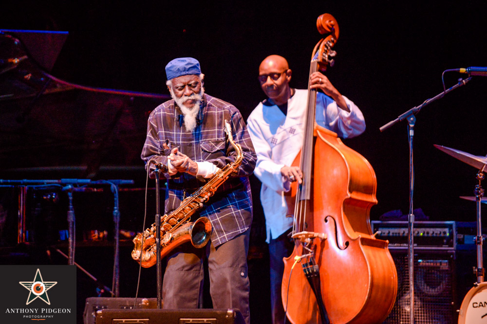 Pharoah Sanders, Newmark Theatre, PDX Jazz Festival, photo by Anthony Pidgeon