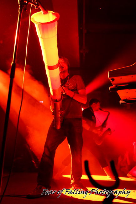 Moon Hooch, Wonder Ballroom, photo by Joshua Hathaway