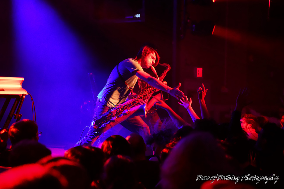 Moon Hooch, Wonder Ballroom, photo by Joshua Hathaway