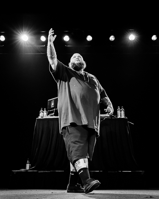 Action Bronson, Roseland Theater, photo by Miguel Padilla