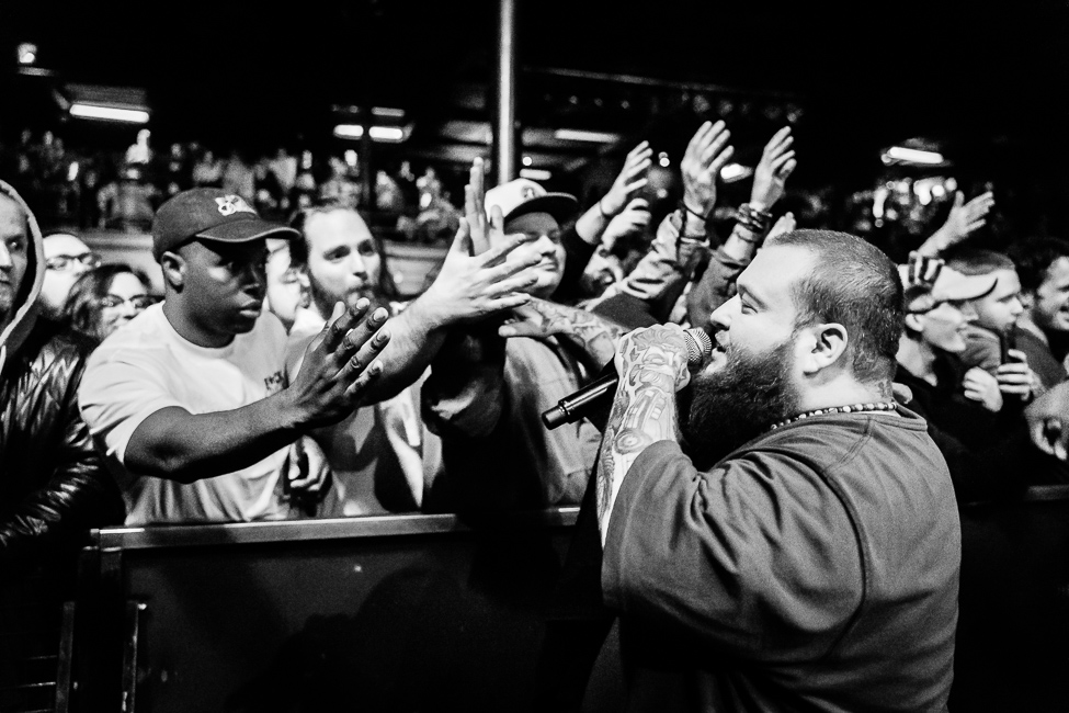 Action Bronson, Roseland Theater, photo by Miguel Padilla