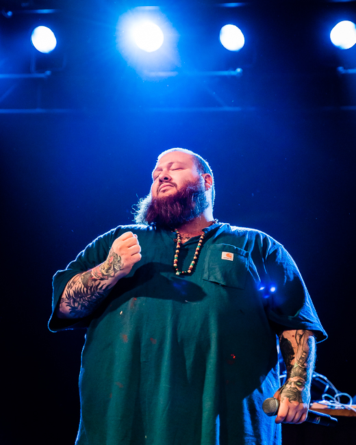 Action Bronson, Roseland Theater, photo by Miguel Padilla