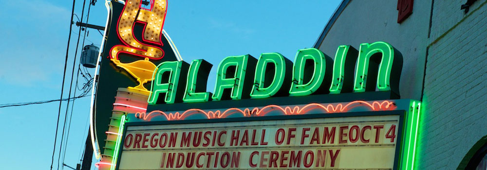Oregon Music Hall of Fame, Aladdin Theater, photo by John Alcala