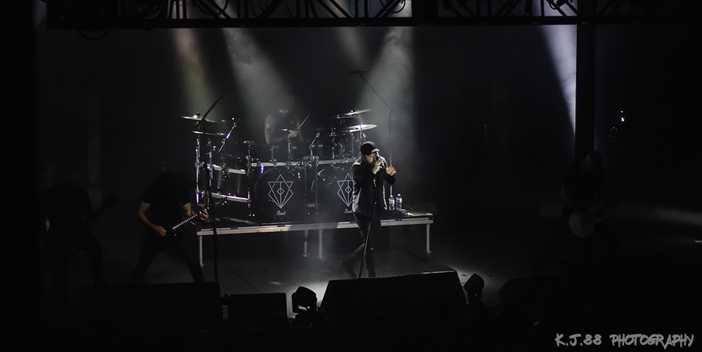 In Flames, Roseland Theater, photo by Kevin Pettigrew