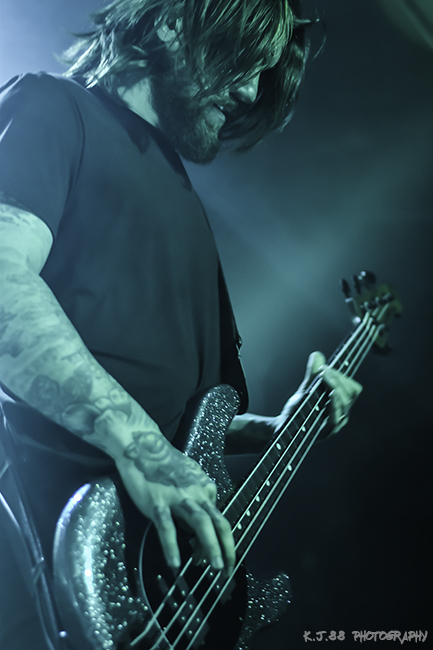 In Flames, Roseland Theater, photo by Kevin Pettigrew