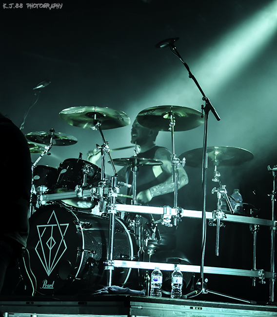 In Flames, Roseland Theater, photo by Kevin Pettigrew