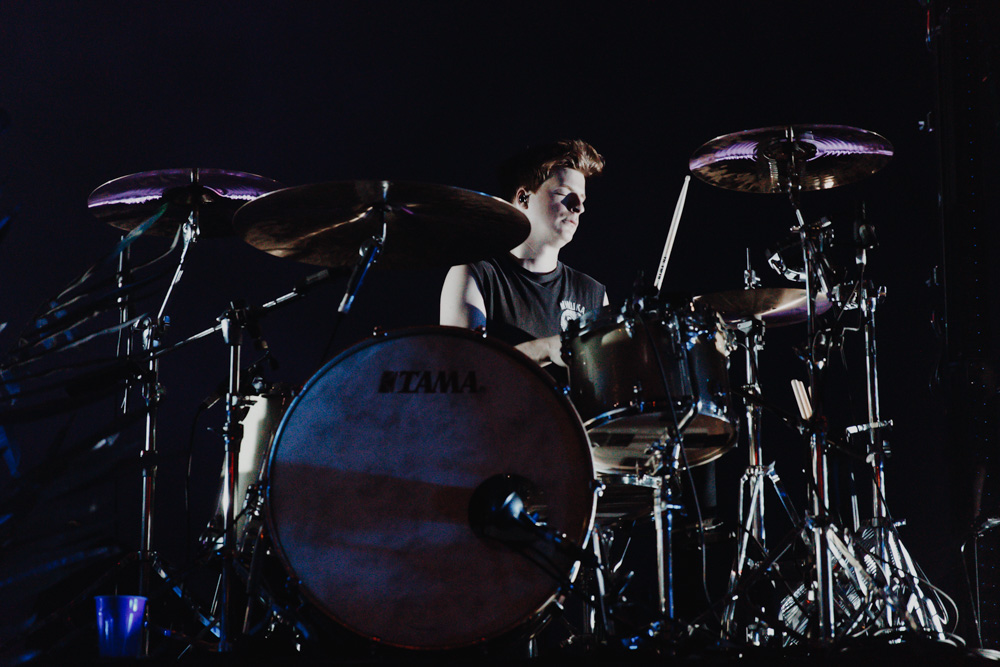 Foals, Roseland Theater, photo by Sydnie Kobza