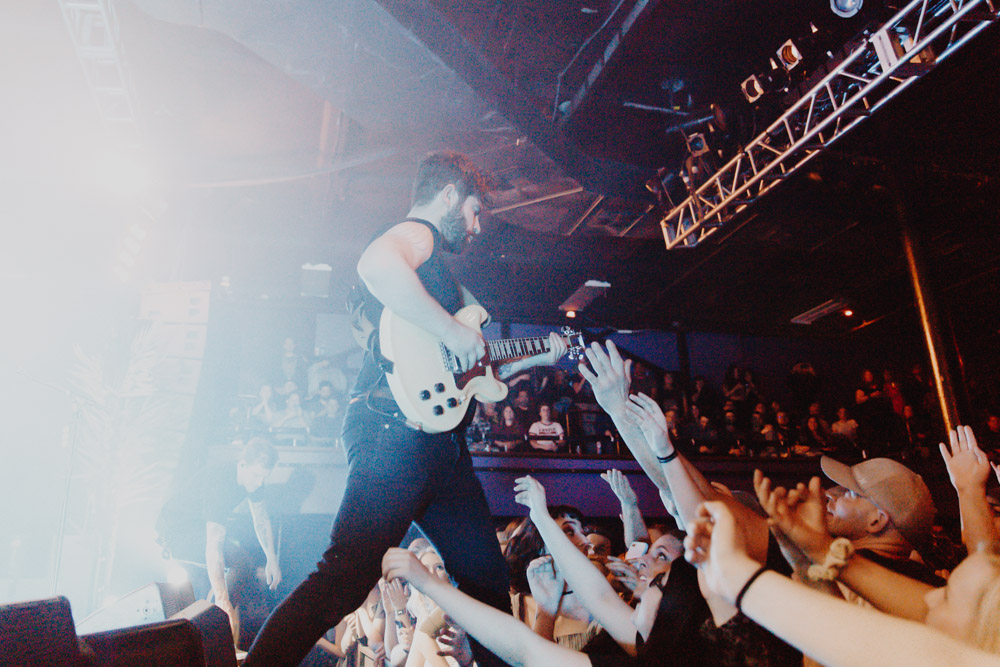 Foals, Roseland Theater, photo by Sydnie Kobza