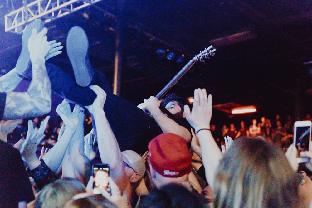 Foals, Roseland Theater, photo by Sydnie Kobza