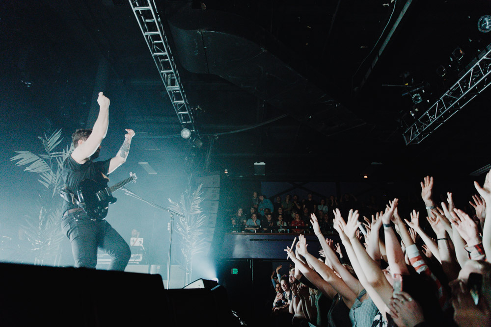 Foals, Roseland Theater, photo by Sydnie Kobza