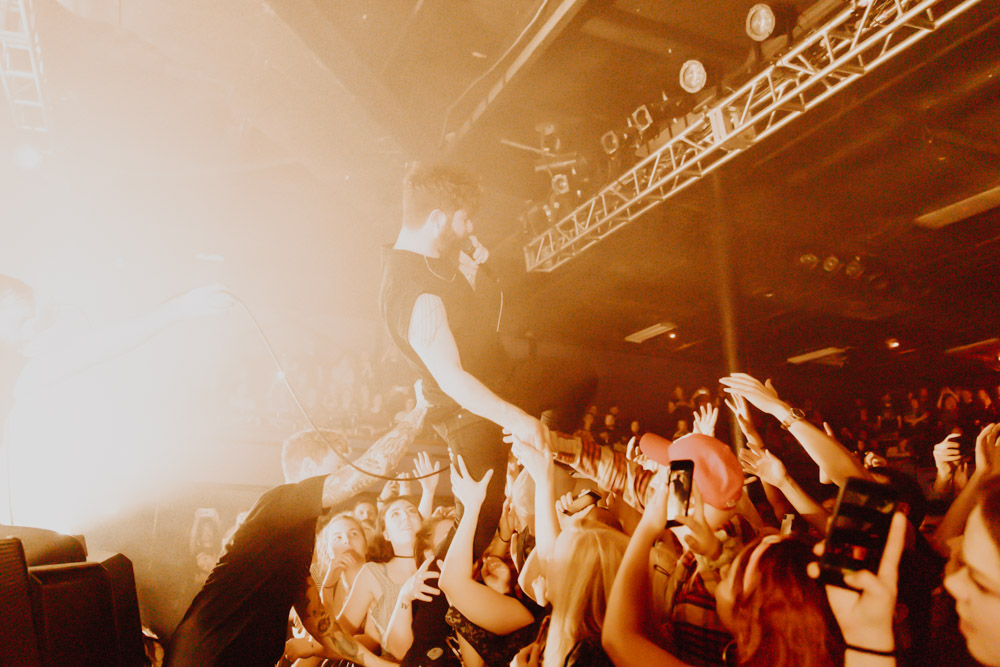 Foals, Roseland Theater, photo by Sydnie Kobza