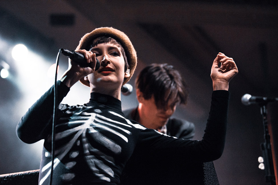 July Talk, Crystal Ballroom, photo by Ignacio Quintana