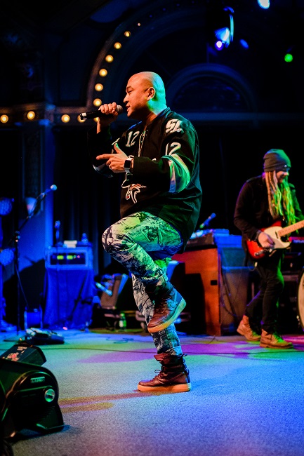 Lyrics Born, Crystal Ballroom, photo by Roderick Allen