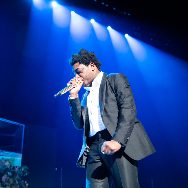 Kodak Black, Veterans Memorial Coliseum, photo by Sal Barragan