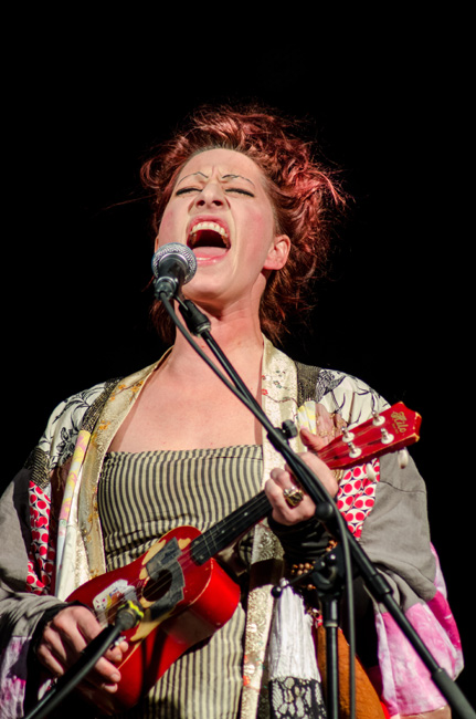 Amanda Palmer, Wonder Ballroom, photo by Chelsea Gaya