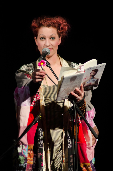 Amanda Palmer, Wonder Ballroom, photo by Chelsea Gaya