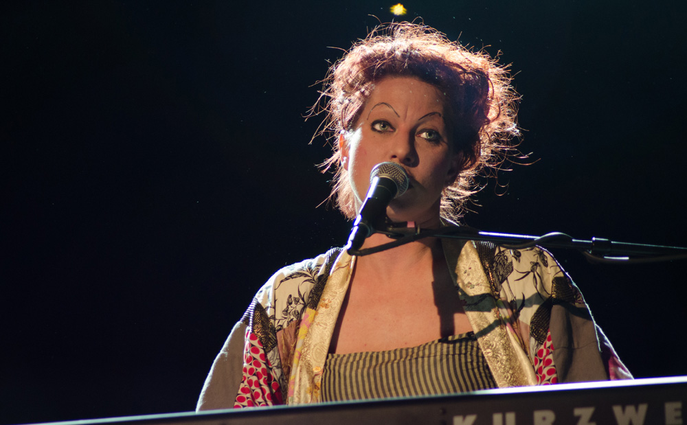 Amanda Palmer, Wonder Ballroom, photo by Chelsea Gaya