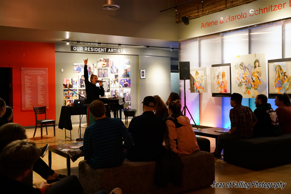 Sam Cyph, Artists Repertory Theatre, EYRST, XRAY.fm, The Thesis, Friends of Noise, Portland Hip-Hop Day, MusicPortland, Vortex Music Magazine, photo by Joshua Hathaway