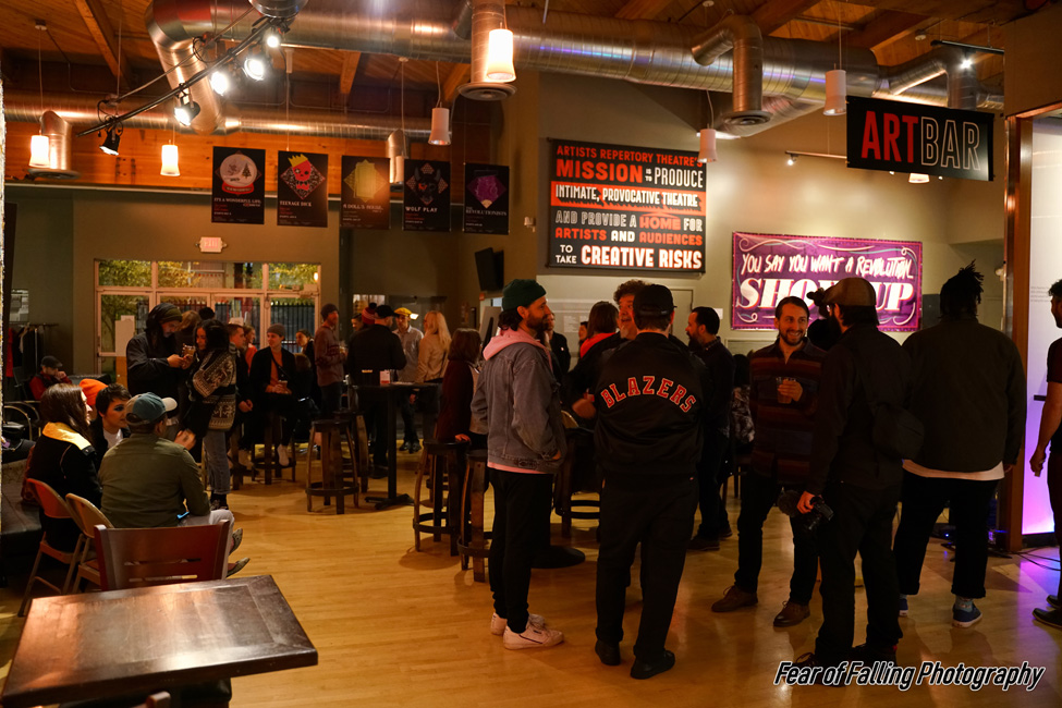 Artists Repertory Theatre, EYRST, XRAY.fm, The Thesis, Friends of Noise, Portland Hip-Hop Day, MusicPortland, Vortex Music Magazine, photo by Joshua Hathaway