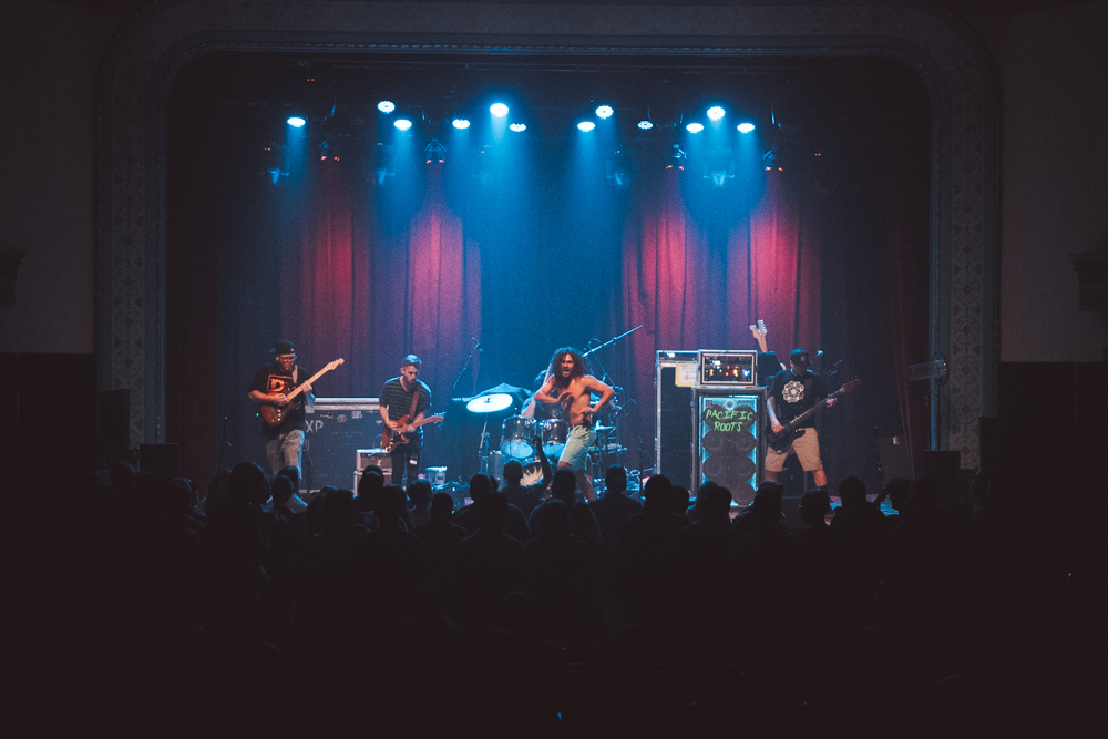 Pacific Roots, Aladdin Theater, photo by Joe Bitters