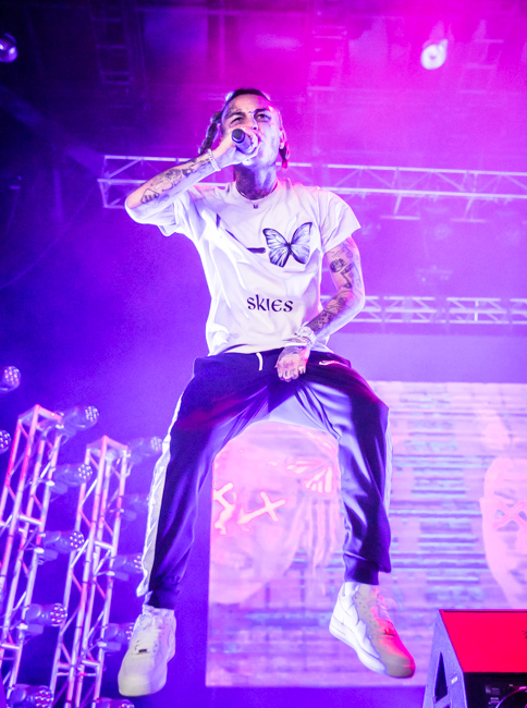 Lil Skies, WaMu Theater, photo by Sal Barragan
