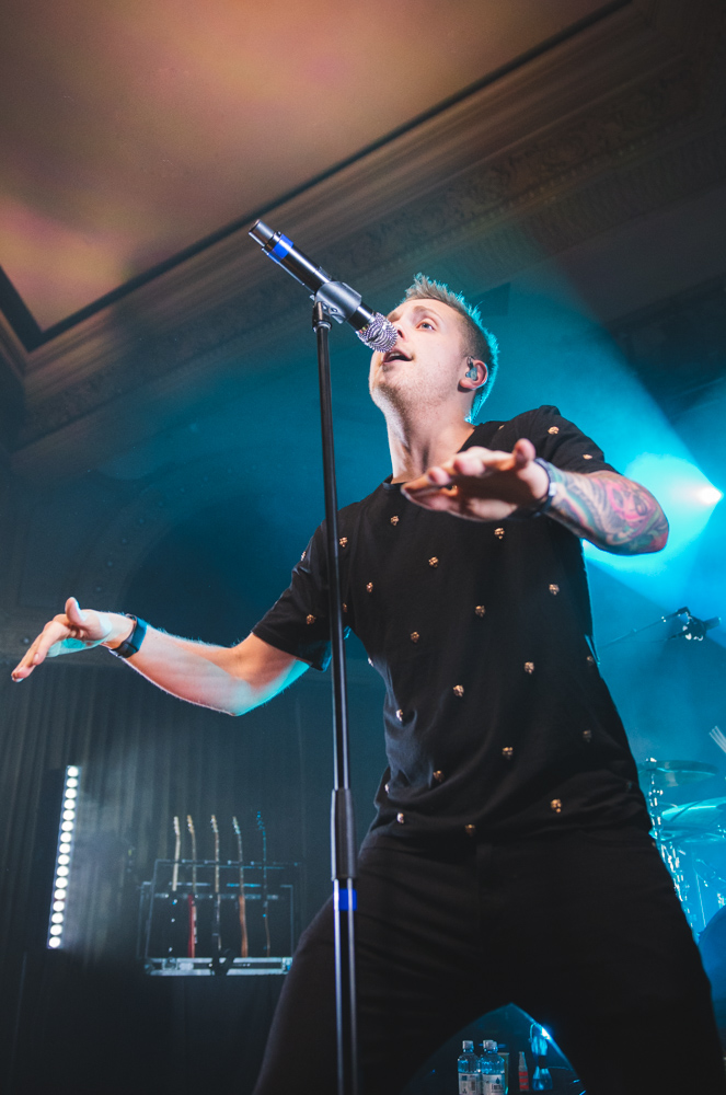 I Prevail, Crystal Ballroom, photo by Joe Bitters
