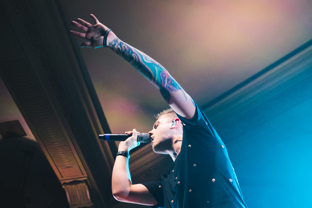 I Prevail, Crystal Ballroom, photo by Joe Bitters