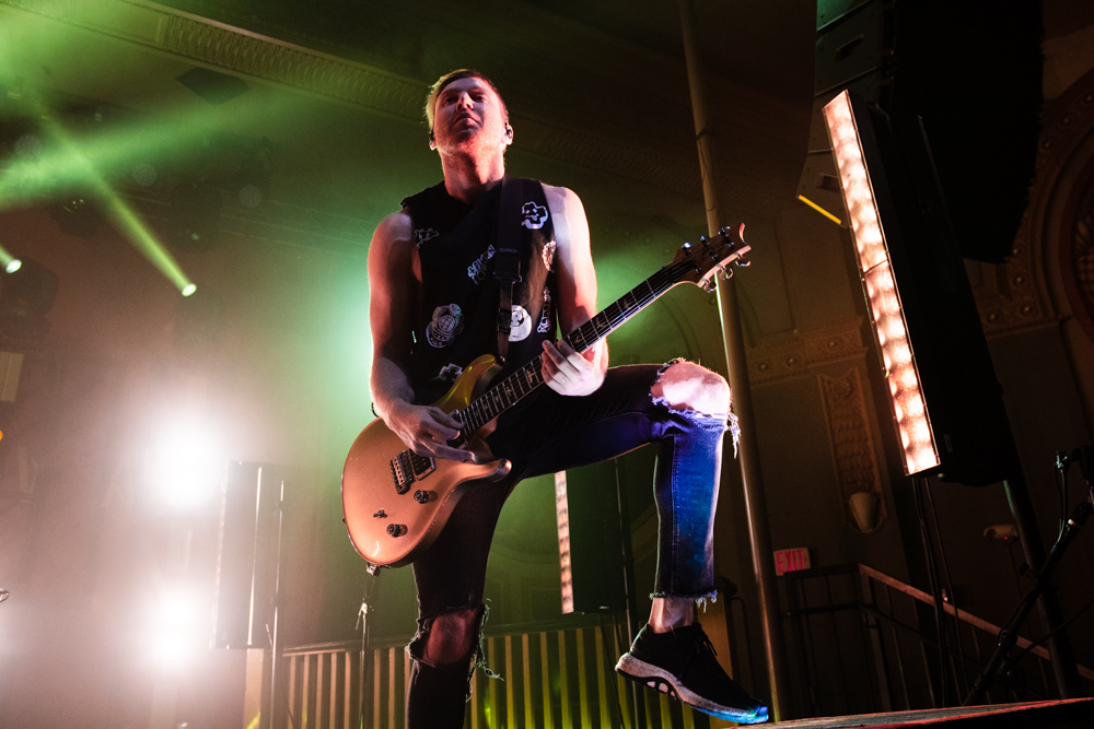 I Prevail, Crystal Ballroom, photo by Joe Bitters