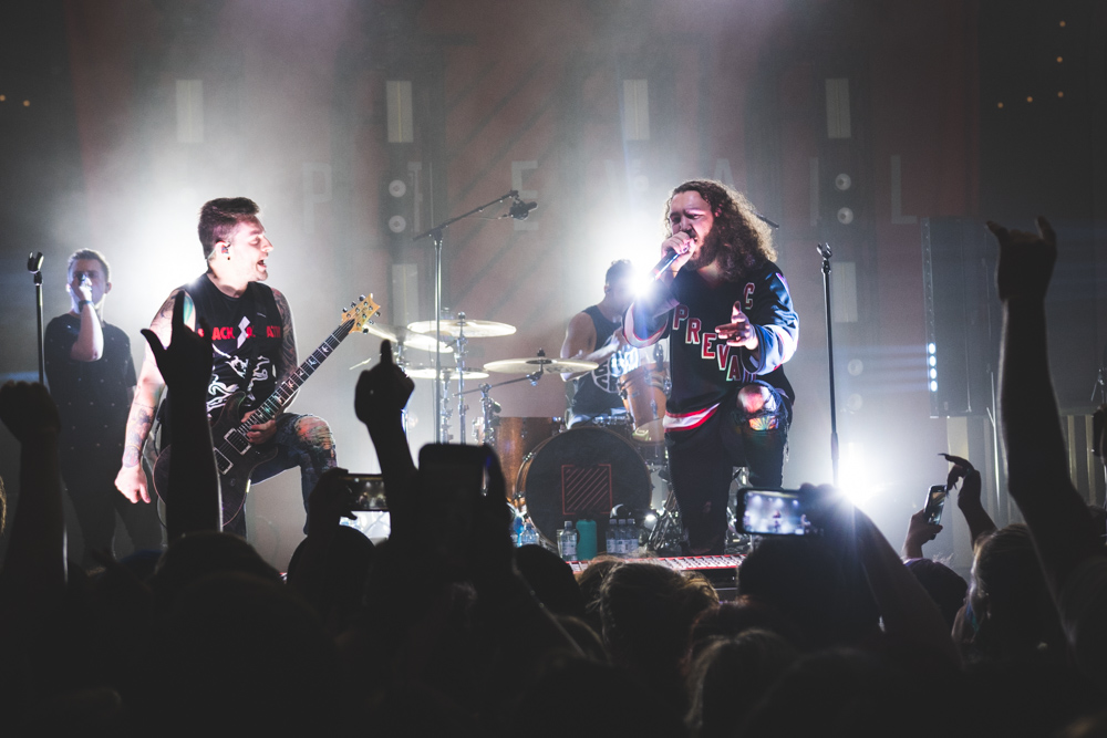 I Prevail, Crystal Ballroom, photo by Joe Bitters